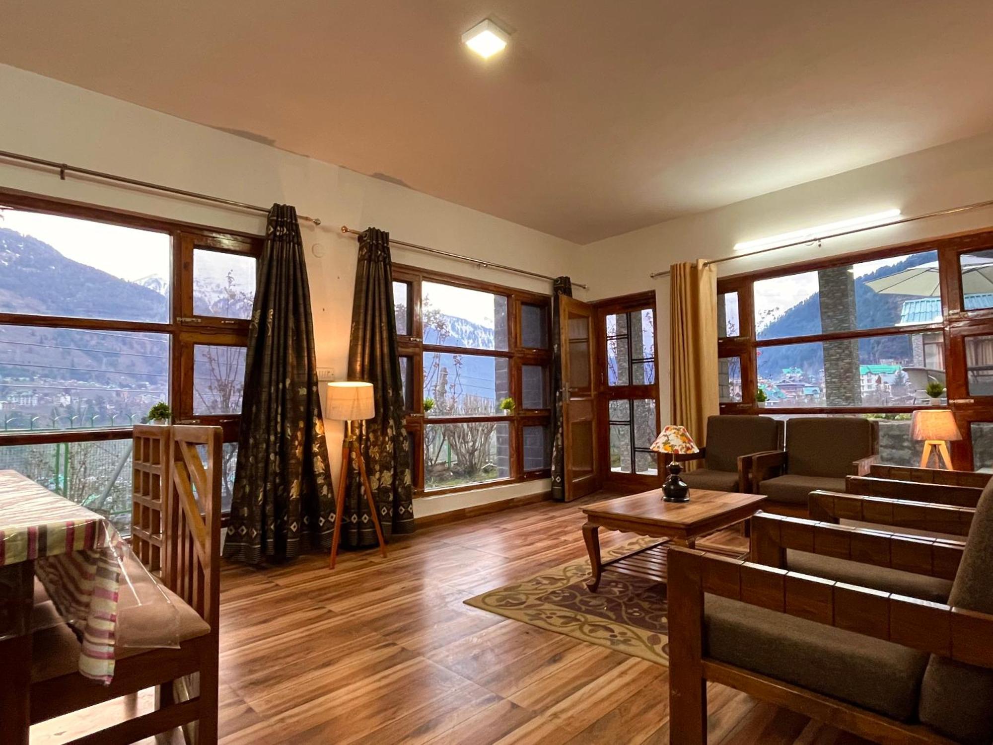 Himalayan River Mountain View 2 Bedrooms Cottage, Manali Eksteriør bilde
