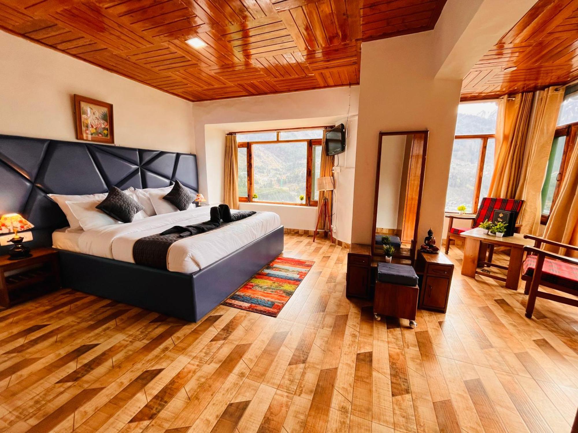 Himalayan River Mountain View 2 Bedrooms Cottage, Manali Eksteriør bilde