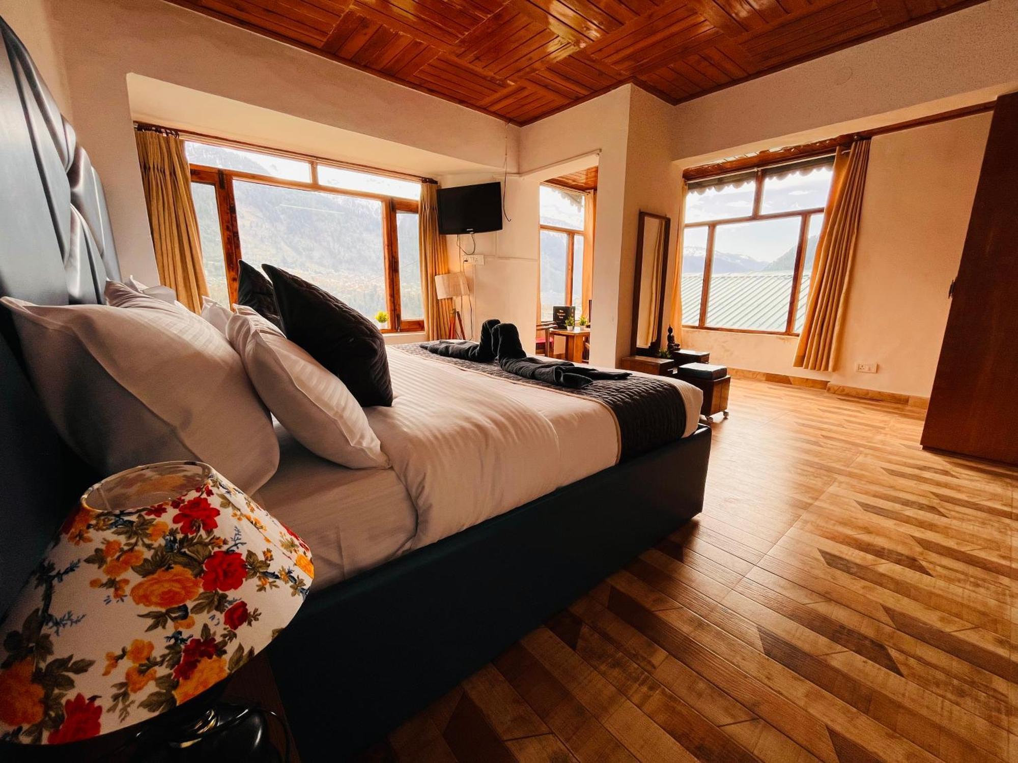 Himalayan River Mountain View 2 Bedrooms Cottage, Manali Eksteriør bilde
