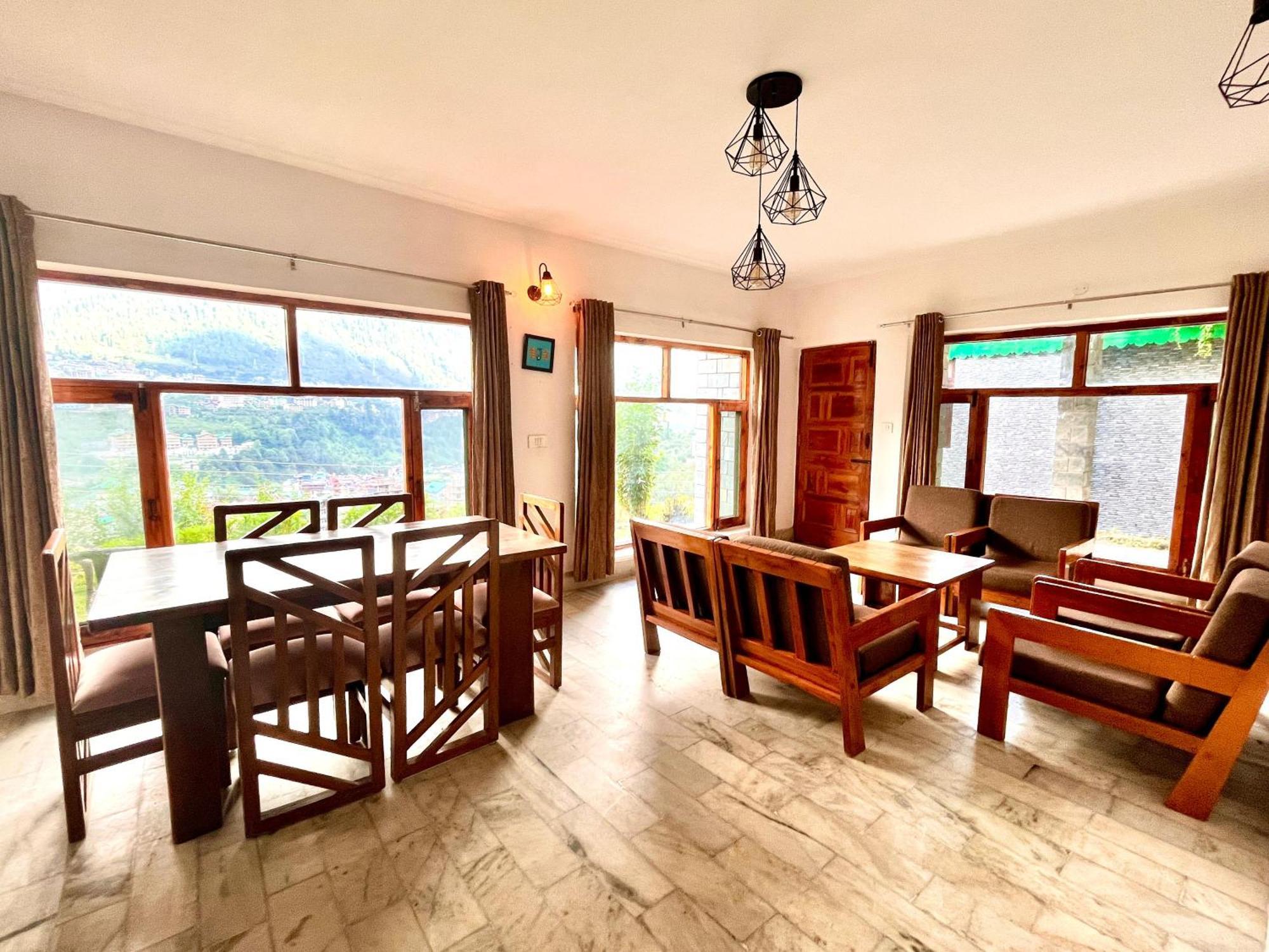 Himalayan River Mountain View 2 Bedrooms Cottage, Manali Eksteriør bilde